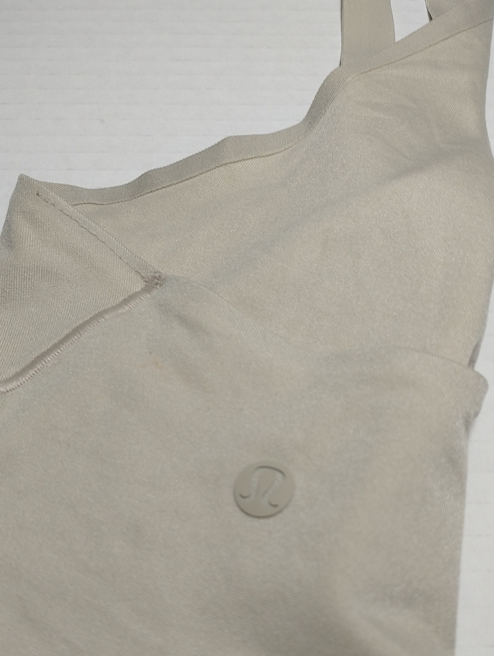 Lululemon Wundermost Ultrasoft Nulu Scoop Neck Bralette, Nude, Size L